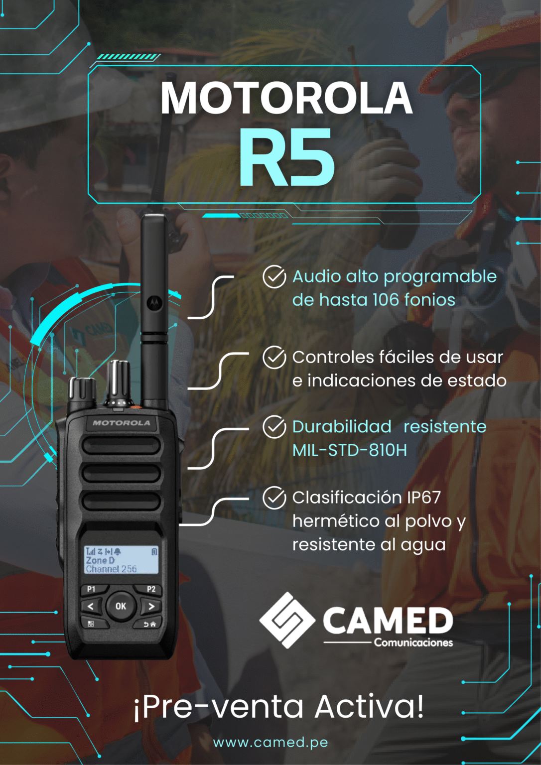 Motorola MOTOTRBO R5: el nuevo estándar en radios portátiles